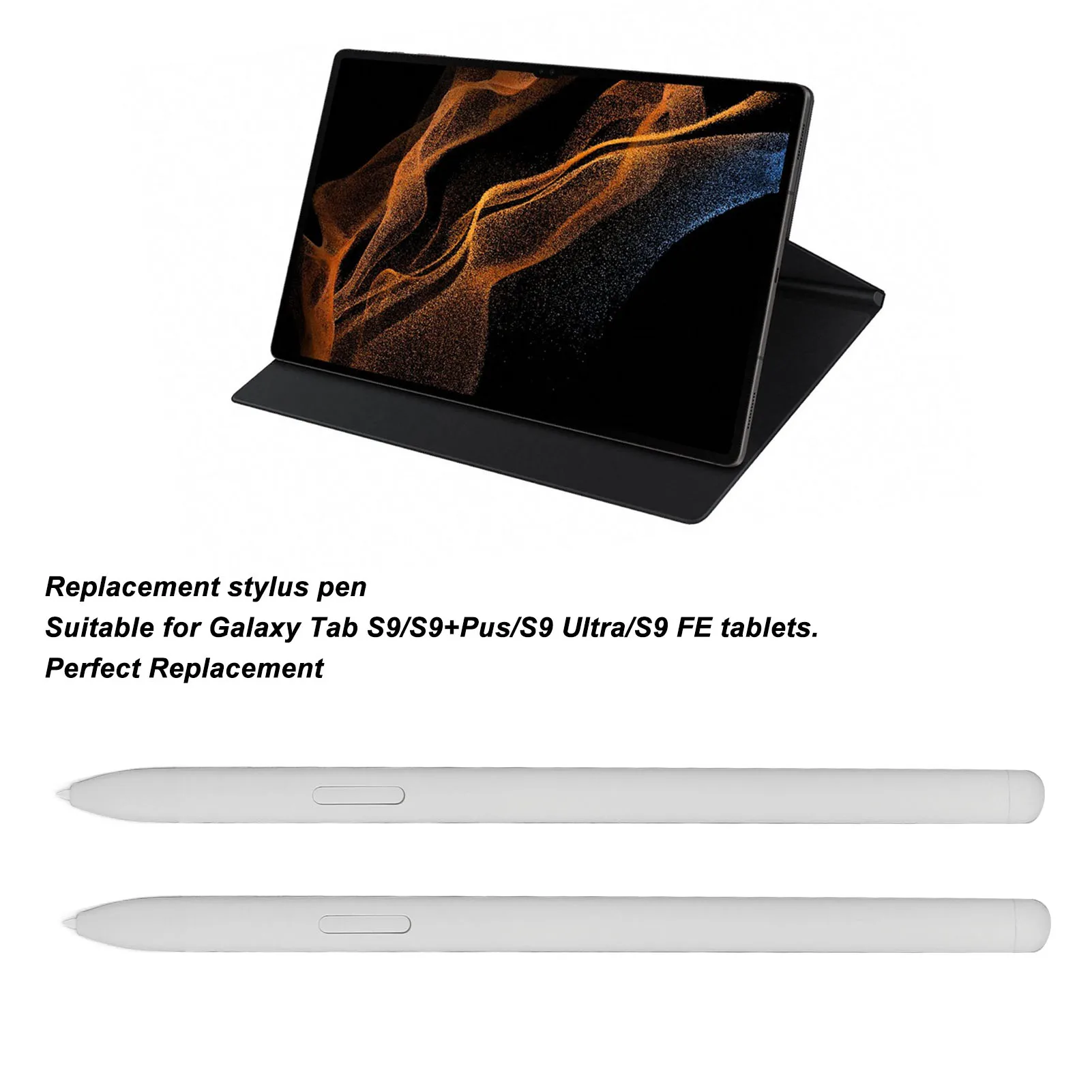 

Tablet 4096 Levels Pressure Sensitivity Smoothly Writing with 10 Replacement Nibs for Tab S9 S9+ Pus
