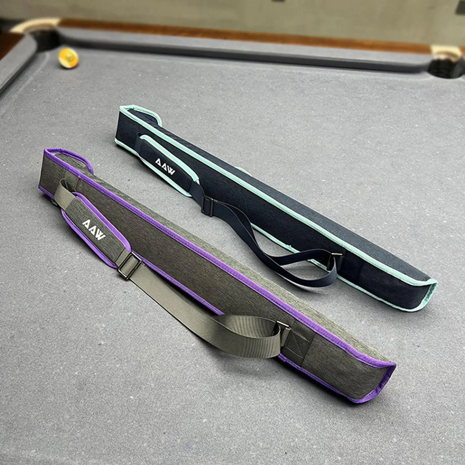 

Billiard Pool Cue Bag Supplies Beginner Container Travel 1/2 Split Cue Bag