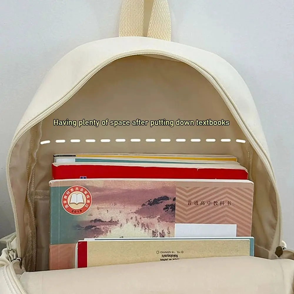 حقيبة ظهر من النايلون عالية الجودة للسفر حقائب كتب يومية محمولة ذات سعة كبيرة