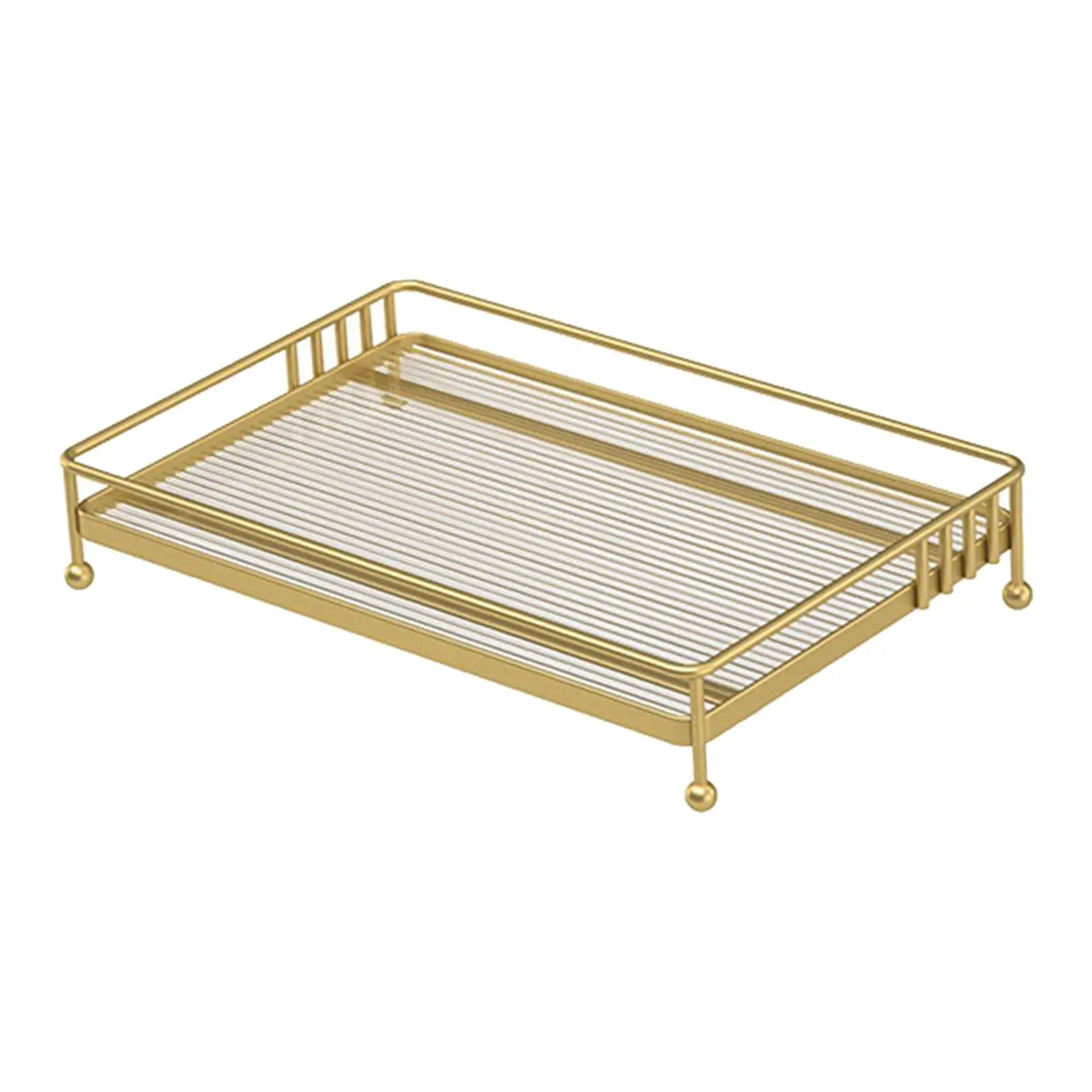 Countertop Cosmetic Organizer Steel Bathroom Vanity Makeup Storage Rack Holder for Perfume Travel Kitchen Spice Shelf