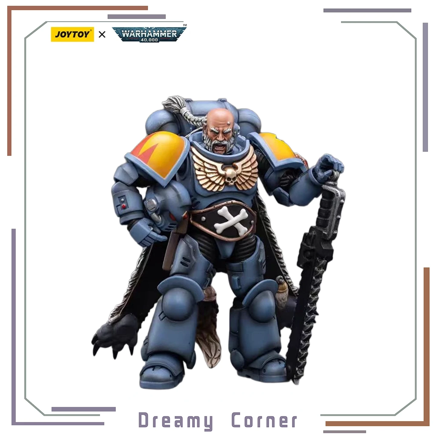 

【In stock】JOYTOY Warhammer 40K Space Marines Space Wolves Claw Pack Brother Gunnar 1/18 Action Figure Model Toys