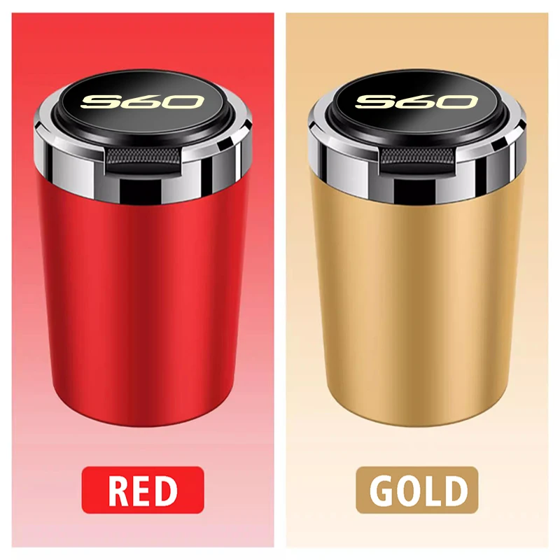 car ashtray accessories for vehicles novelty for Volvo xc60 s60 v40 v50 v60 s80 s40 c30 c70 s40 s80 s90 v70 v90 xc40 xc70 xc90