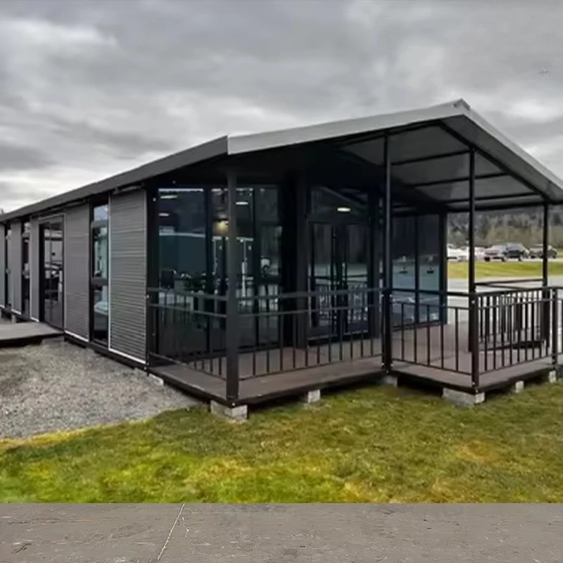 Premium Sandwich Panel Container House and Modern Mobile Home 20ft 40ft 2 3 Bedrooms Fireproof Thermal Insulation Villa