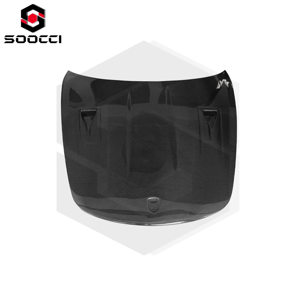 Real Carbon Fiber RS Style Front Engine Hood for 911 991.1 991.2 Bonnets Ventilation Cover Front Hood Auto Parts