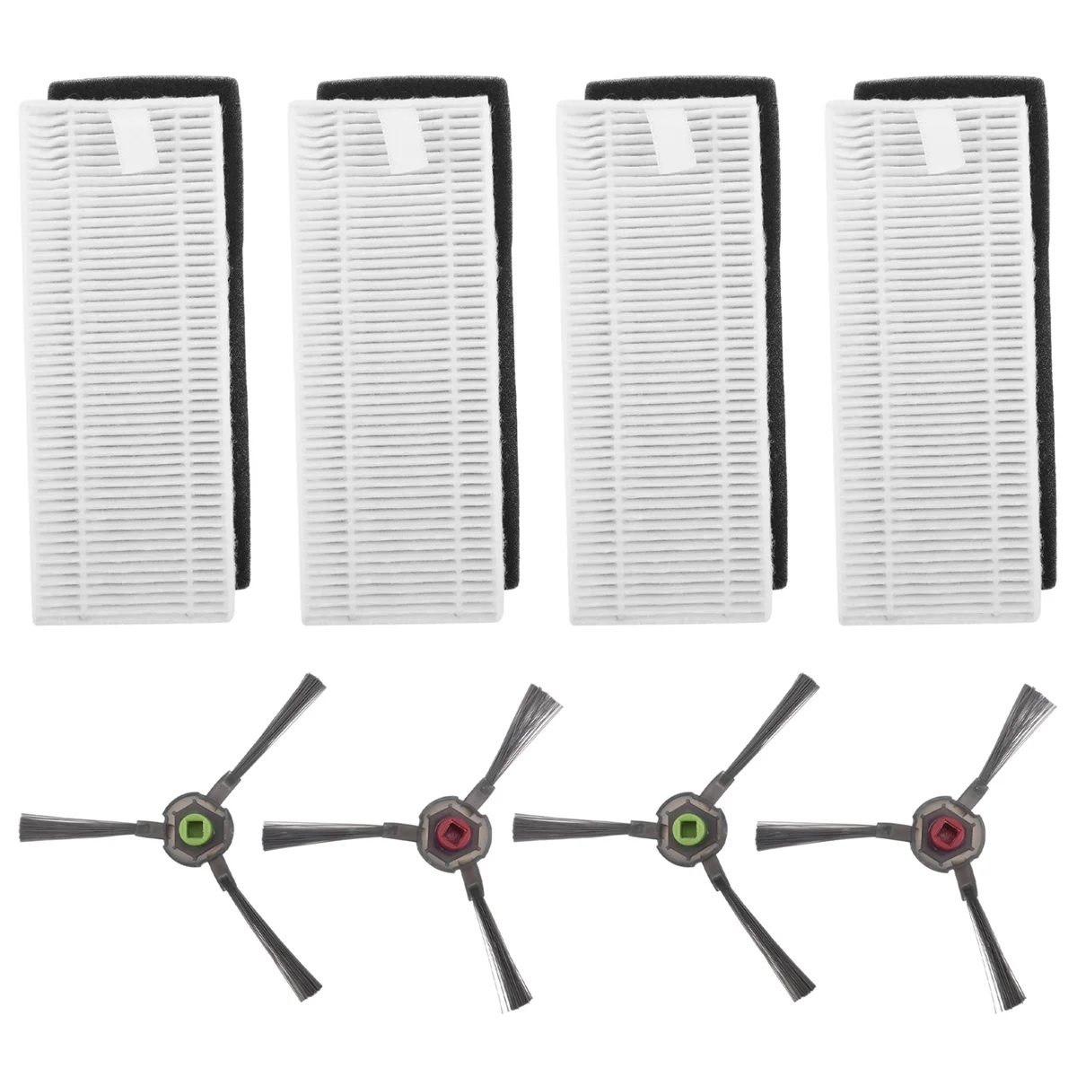 Substituição Escova Lateral para Ecovacs Deebot, Filtro HEPA, Robot Aspirador Acessórios Peças, U2, DGN22