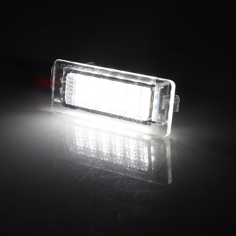 Luces Led para matrícula trasera, 2 uds., para Renault Captur Kaptur Espace Fluence Scenic Latitude Laguna Modus Zoe Dacia Duster Lodgy