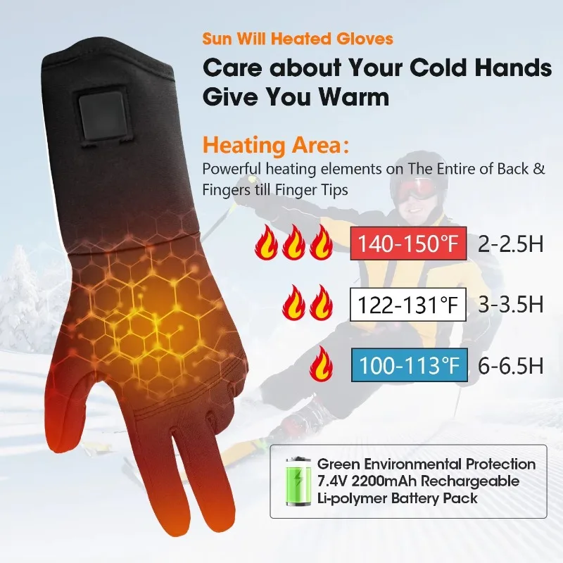 Touch screen thinnest battery charging electric official special winter hand warm motorcycle driving heated snowmobile