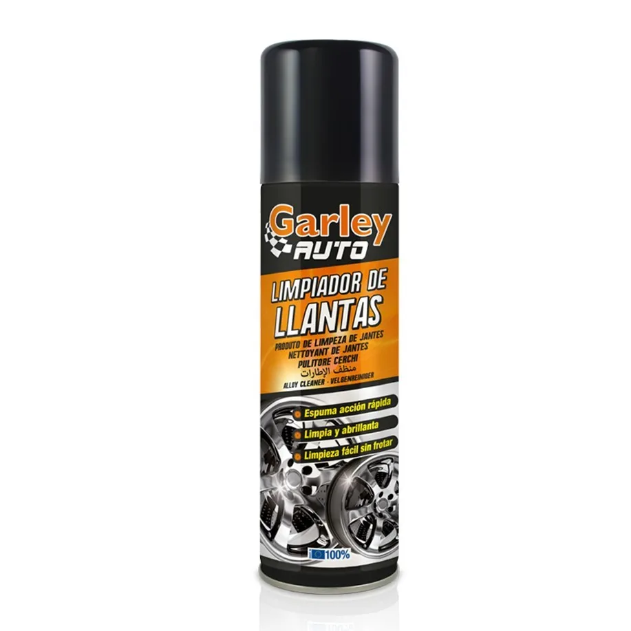 Garley - Limpiador De Llantas Limpiallantas Espuma Acción Rápida, Limpia Y Abrillanta. Limpieza