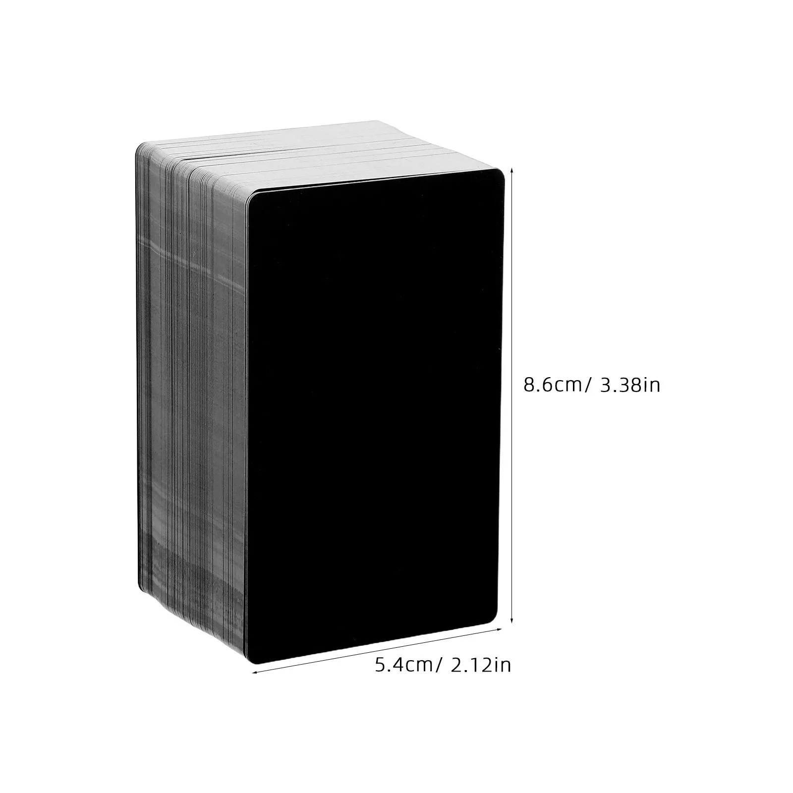 200Pcs Aluminum Business Card Blanks Metal Engraving Sheets Pure Color Luxury Finish for Corporate Events Laser Stamping