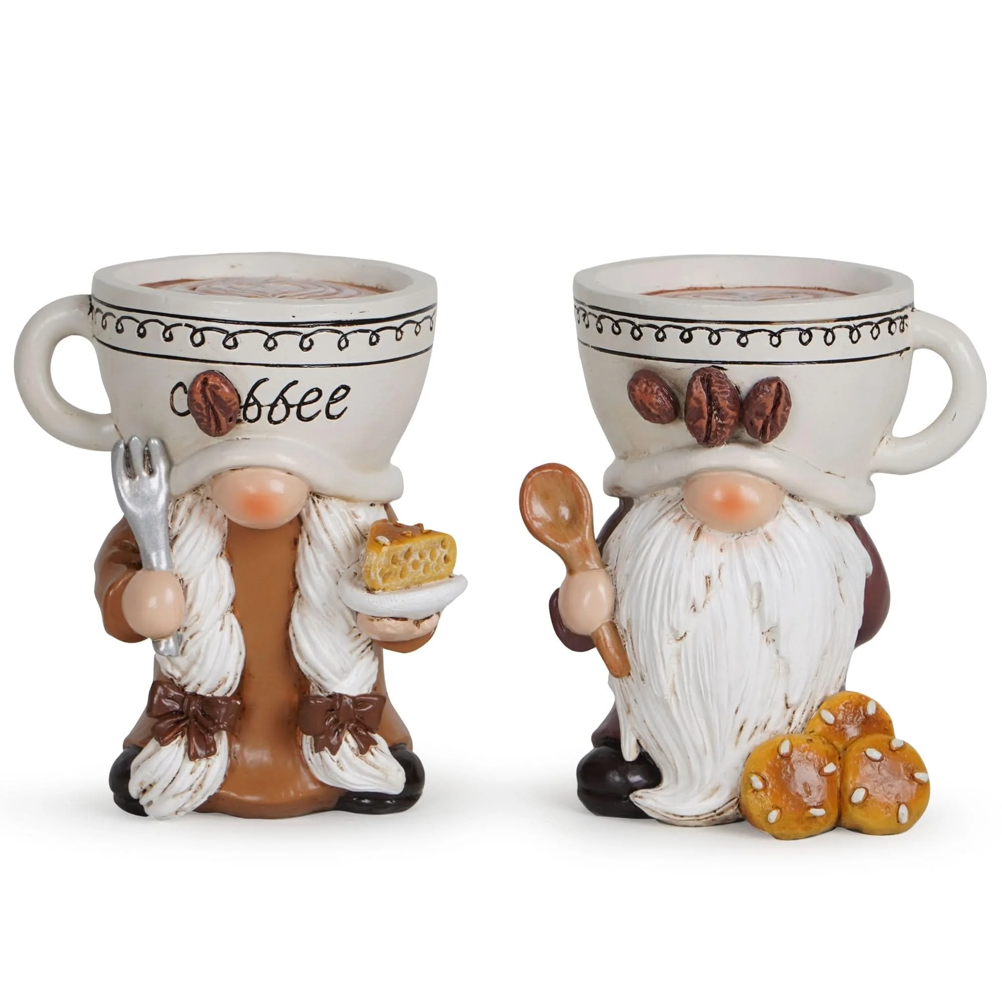 Vintage Collectible Spoons - Hodao Koffieliefhebber Gnome Collectible Set, Harsen