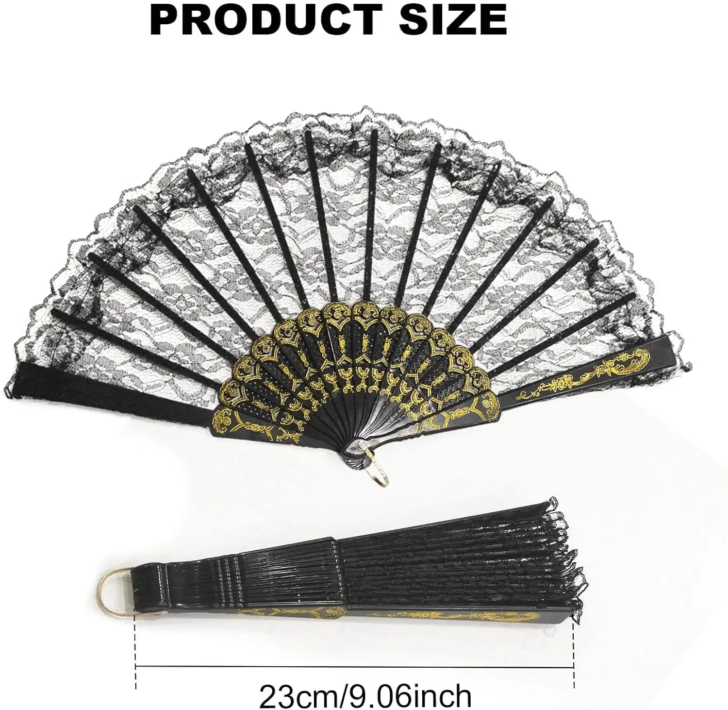 PESENAR 7 Pcs 1920s 액세서리 세트 머리띠 목걸이 장갑 홀더 귀걸이 팔찌 접는 팬 활활 타오르는 파티