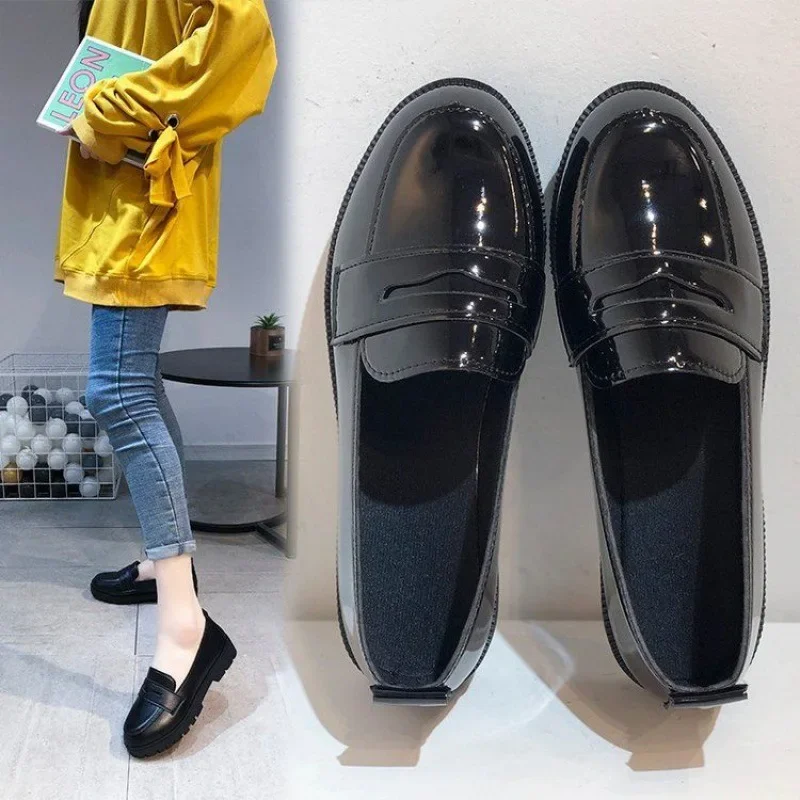 Women's Shoes 43 Japanese Jk Flat Shoes 44 Vintage Small Leather 42 Versatile Soft Bottom 45