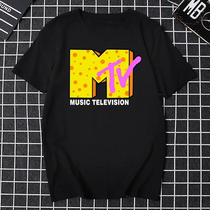 

Mtv Music Television Graphic Tshirts Vintage Tees Men Clothing Retro T Shirt Rock Hip Hop Tv T Shirt Unisex Casual Cotton Tshirt