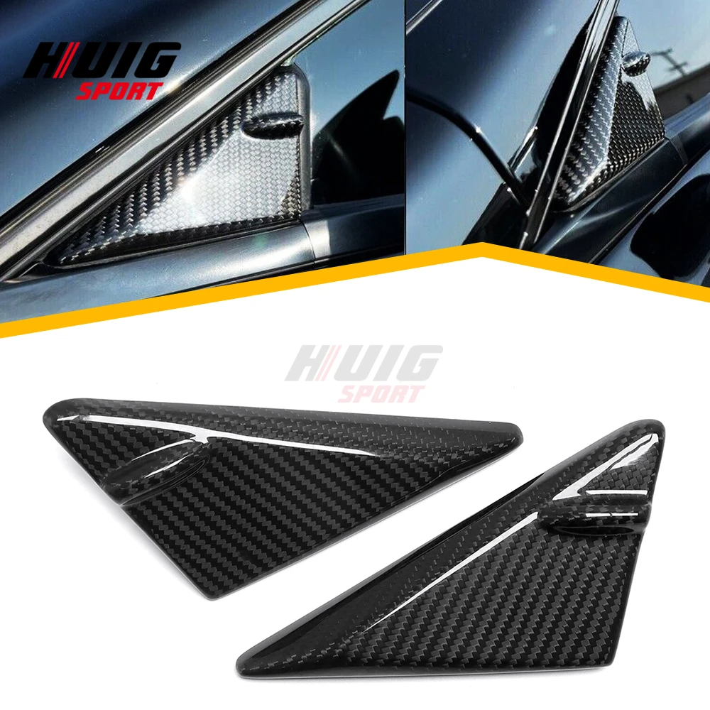 

For Lexus RC200t 300 350 RC F Sport 2015-2019 Body Trim Car Exterior Front Window Triangle Blinds Side Window Modification Trim