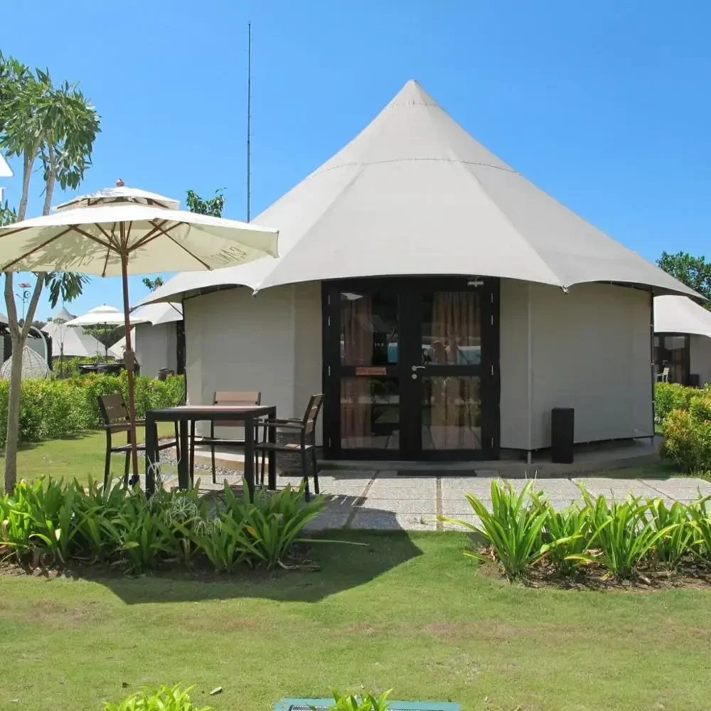 

New Design Factory PVDF Steel glamping luxury hotel tent for resort