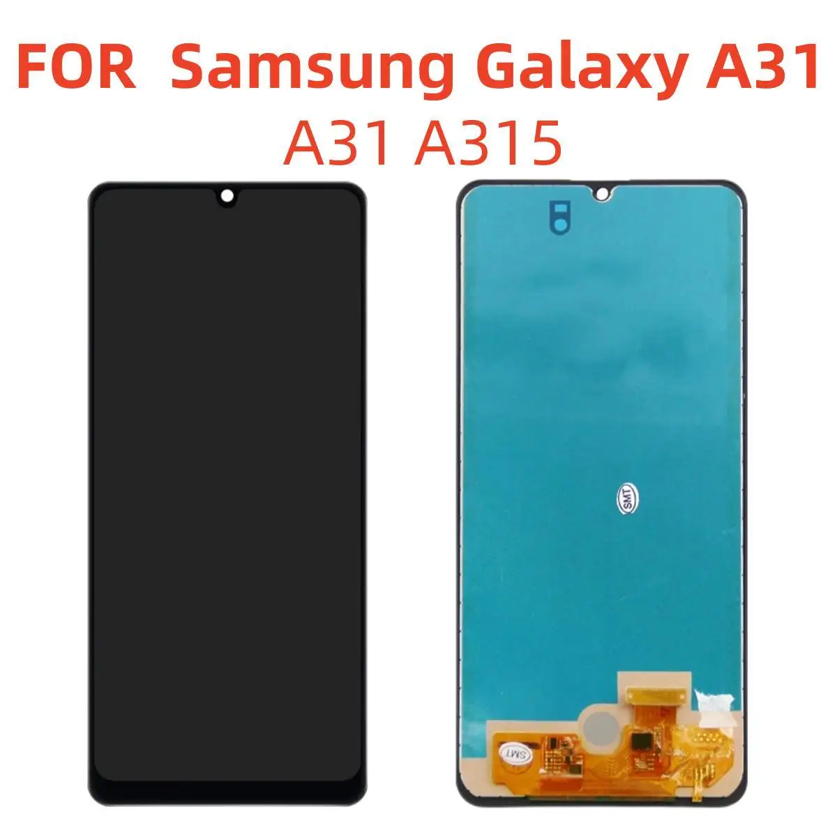 

AMOLED For A31 A315 A315F/DS Display Screen with Fingerprints, for Samsung Galaxy A31 Lcd Display Screen Digitizer with Frame