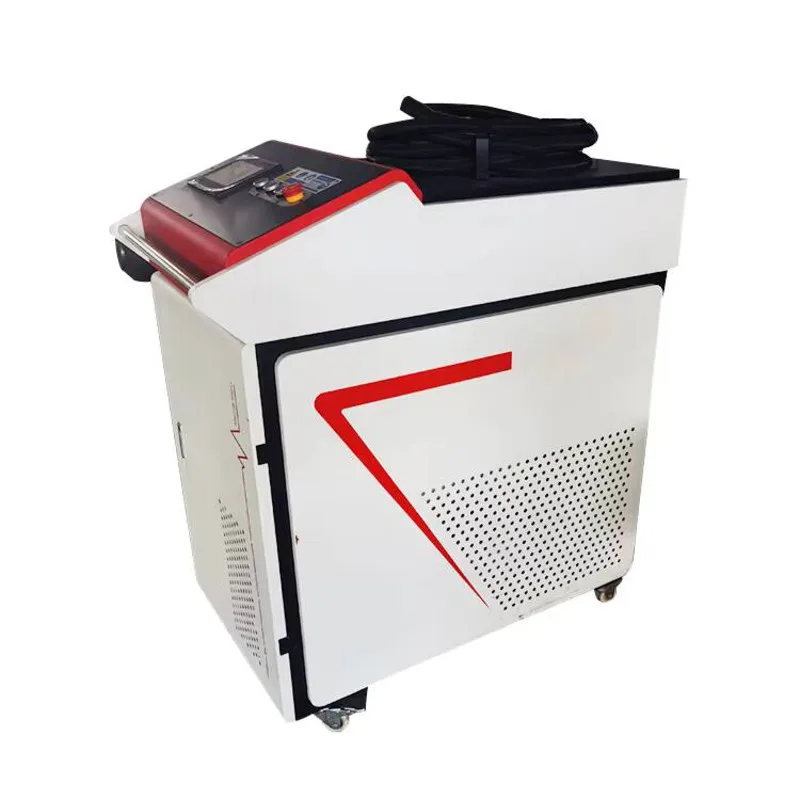 Convenient Handheld Metal Fiber Laser Cleaning Machine Rust And Oil Stain Remover With Core PLC Components