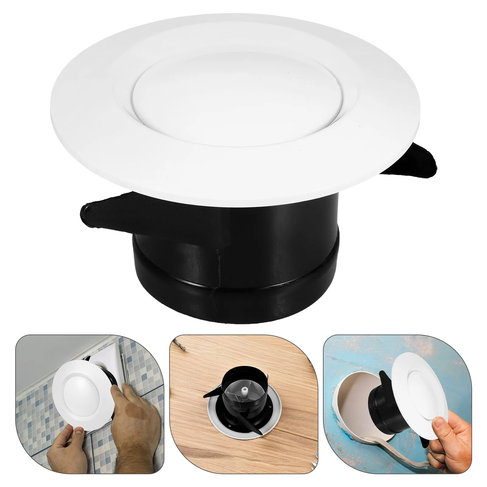 

2Pcs Durable ABS Vent Cover for Central Air Conditioning Efficient Airflow Control Home Office Ventilation System