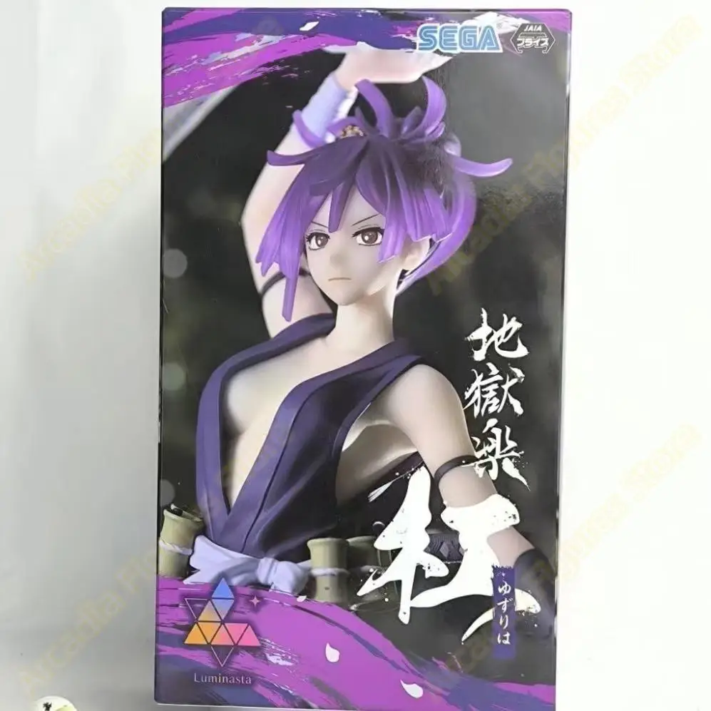 In Stock Original Genuine SEGA Luminasta Hells Paradise Yuzuriha Action Anime Character Figure Model Collection Desktop Doll Toy