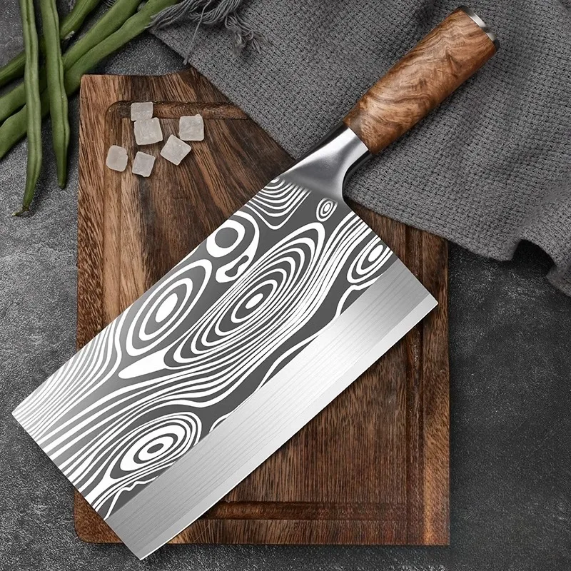 

1PCS Kitchen knife household Damascus steel knife sets, kitchen chef special meat chopping bone knife chopping slicing knife