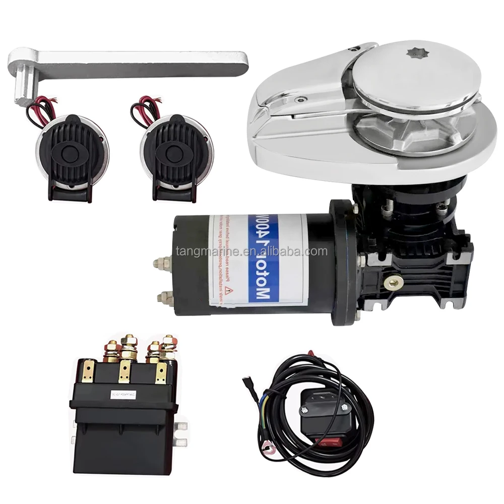 STLF TANGREN Stainless Steel Yacht Electric Vertical Winch 12V Remote Anchor Windlass
