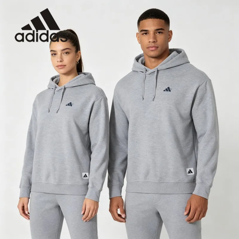 adidas Distressed Rip Detail Hoodie Grunge Street Relaxed Fit Soft Midweight PulloverKC2875 1PCS