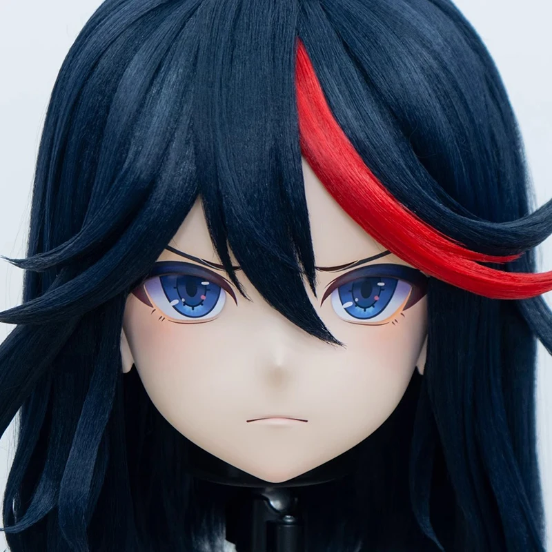 (MEO315) Personalizar Handmade Cabeça Cheia Bloqueio Crossdress Masculino para Feminino Japonês Dos Desenhos Animados Anime Jogo Personagem Máscara Kigurumi