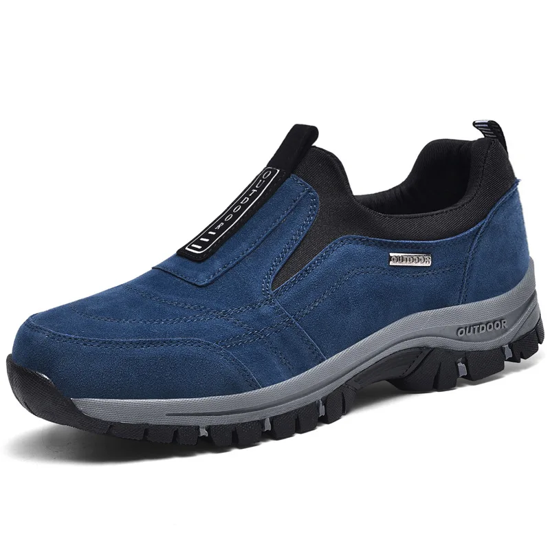 Zapatos para caminar para Hombre, cómodos zapatos planos de otoño, zapatillas de invierno para correr para Hombre, calzado informal de talla grande,