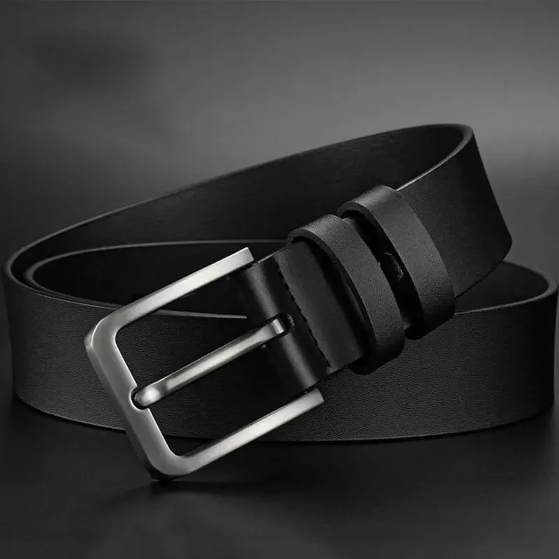 Neue Business Freizeit männer Legierung Platz Pin Schnalle Gürtel Männlich Berühmte Marke Luxus Designer Pu Leder Jeans Gürtel für Männer