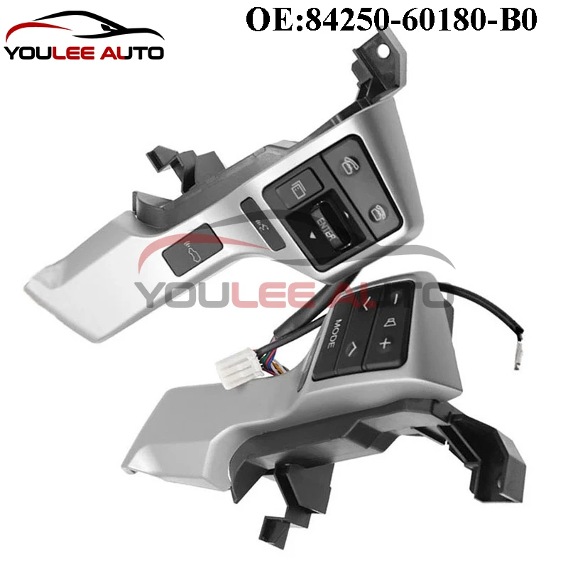 New 84250-60180-B0 8425060180B0 Steering Wheel Audio Control Switch Button For Toyota Auto Parts