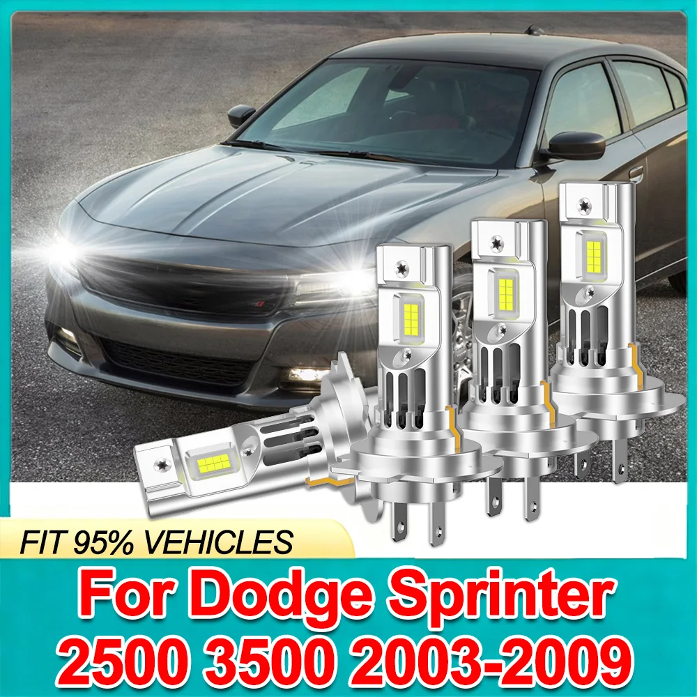 

Для Dodge Sprinter 2500 3500 2003-2009 H7 комбинированные лампы дальнего/ближнего света, супер яркие, 6000 К, IP68, водонепроницаемые, адаптер не требуется, настоящие