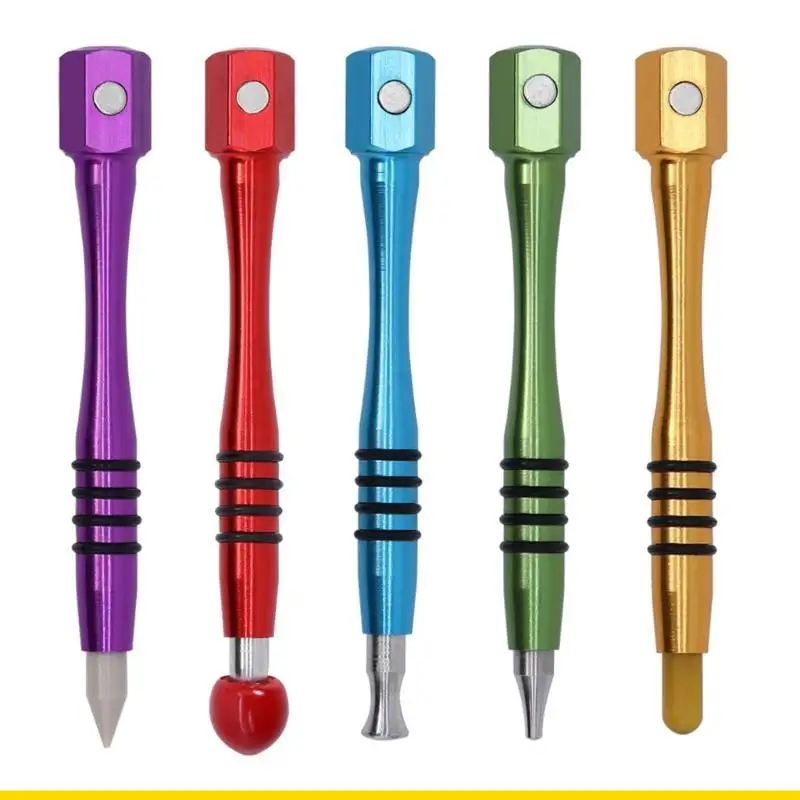 

SZCH Набор из 5 удобных в использовании ручек для ремонта вмятин, доступных в пяти цветах, безопасных для автомобильной краски,