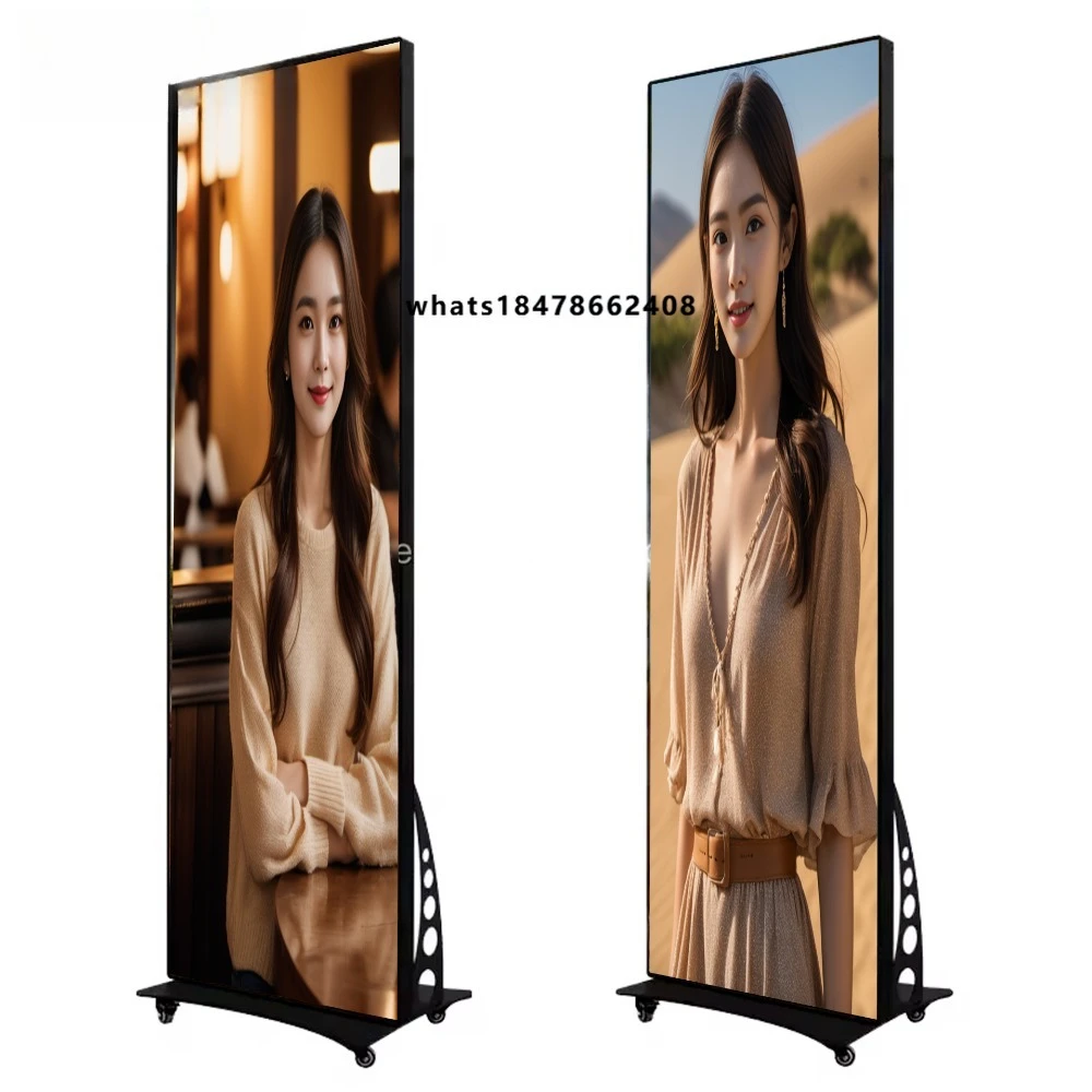 LED display indoor/outdoor billboard intelligent commercial wall screen P1.85/P2.5 pixel pitch 4K HDR10 IP65 waterproof