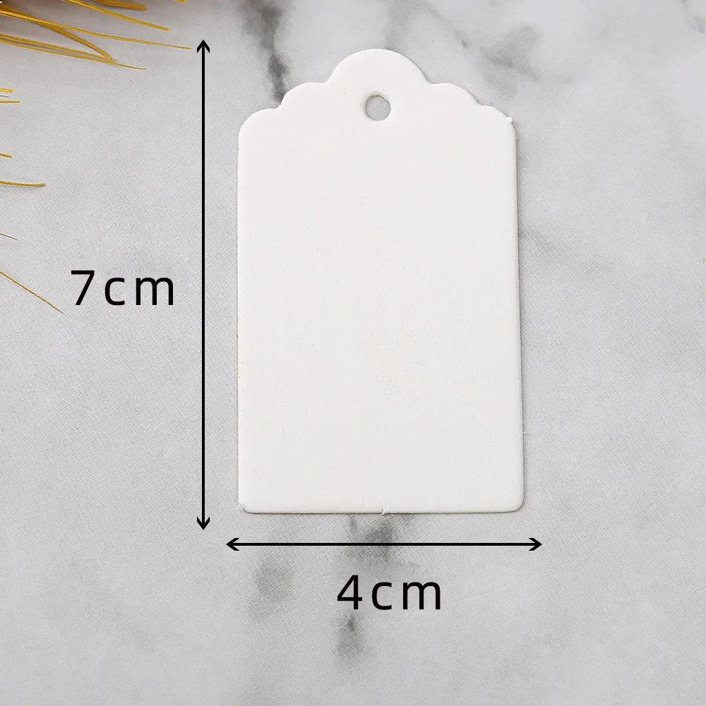 Kraft Paper Tags with Strings, 50pcs