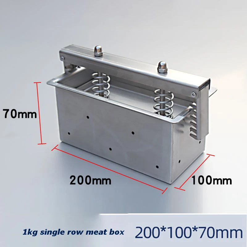 Lunch Meat Press Raw Meat Press Mold Stainless Steel Double Pressure Spring Ham Bacon Making Tool