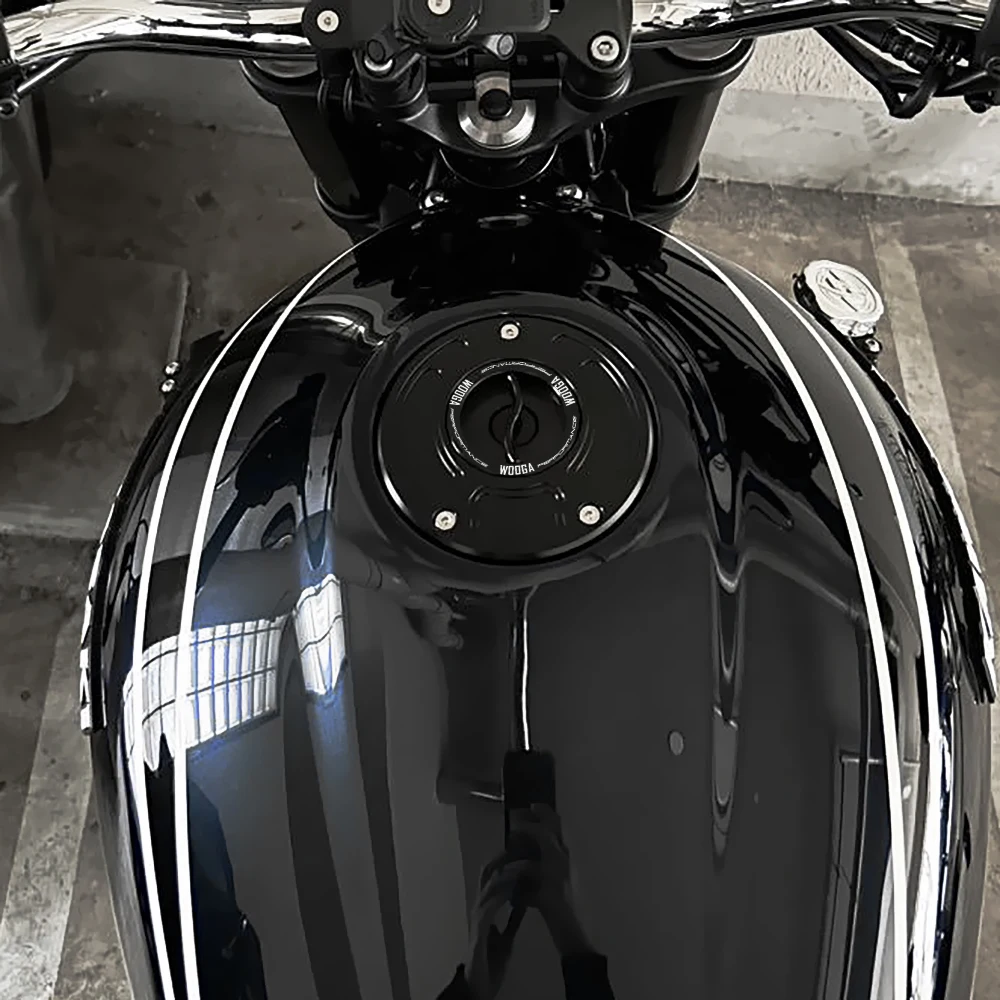 Fuel Tank Cap For Kawasaki Z900 RS Z900RS Cafe 2018-2025 Ninja H2 H2R Spin Locking Fuel Tank Cover Rapid Gad Cap Quick Action
