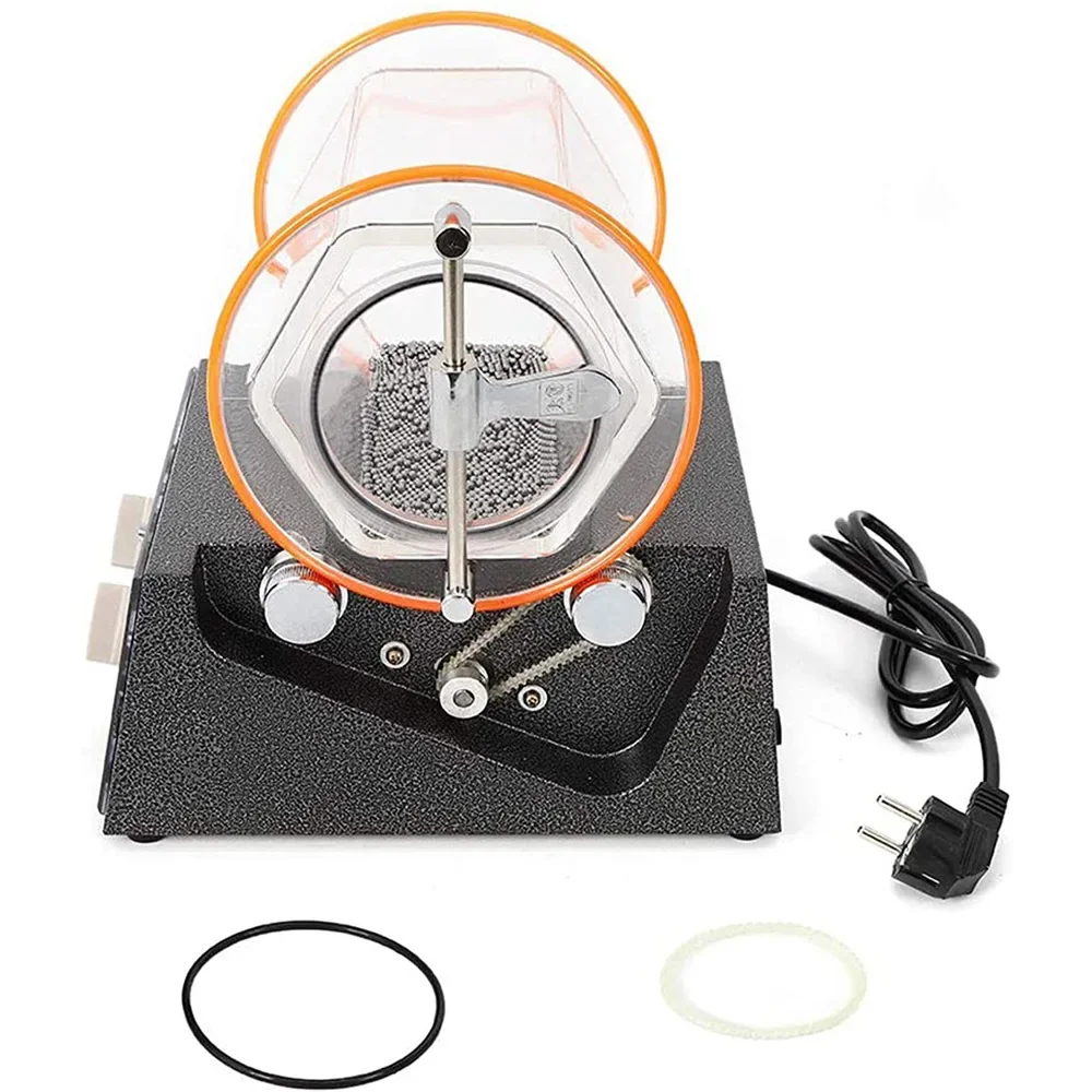 5kg Rotary Tumbler Jewelry Polisher KT2000 with Timer Bead Surface Cleaner Drum Polishing Finisher Machine