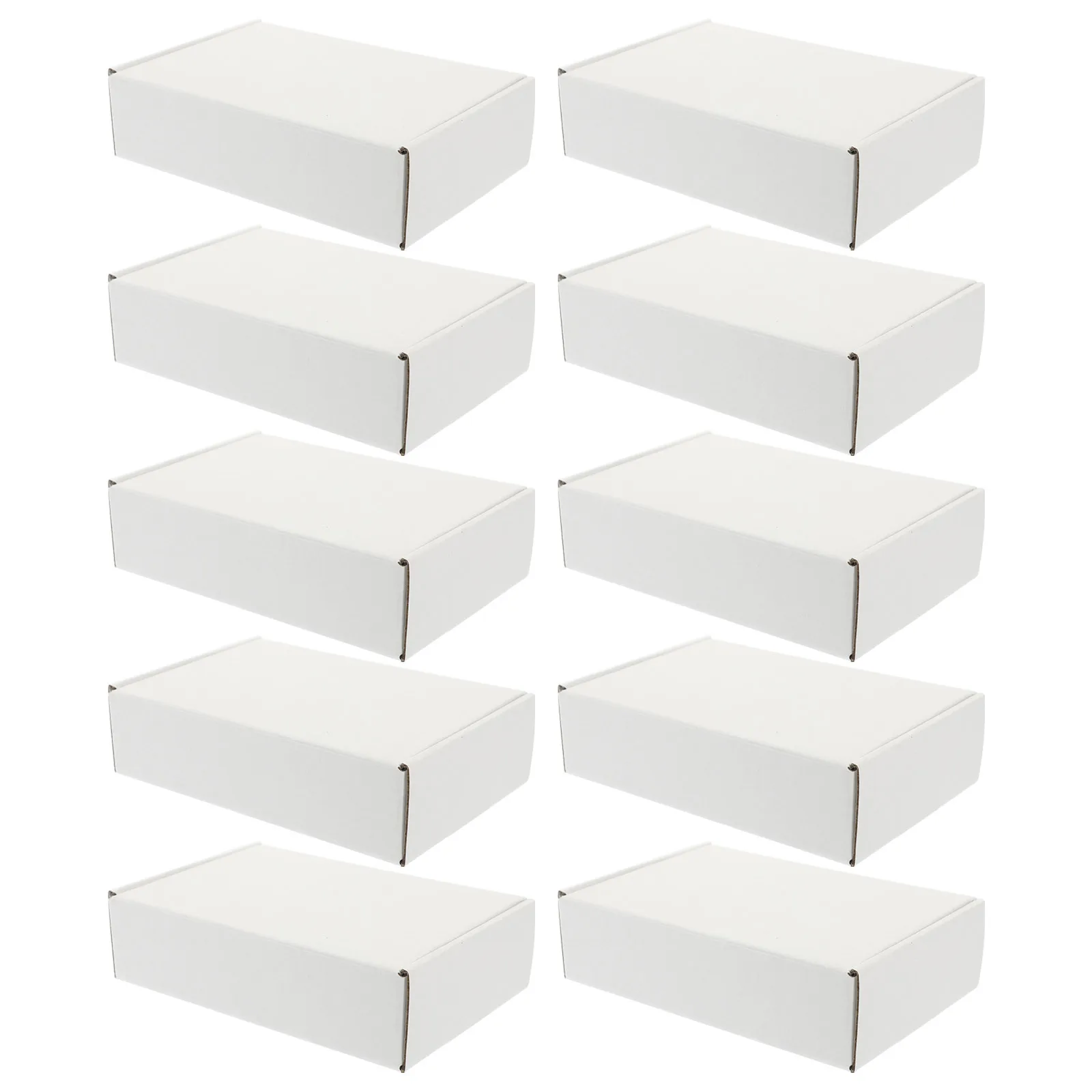 Panneaux ondulés d'emballage, stockage mobile, boîtes en papier d'expédition pour enveloppes, vêtements, serviettes, réutilisables et robustes, 20 pièces