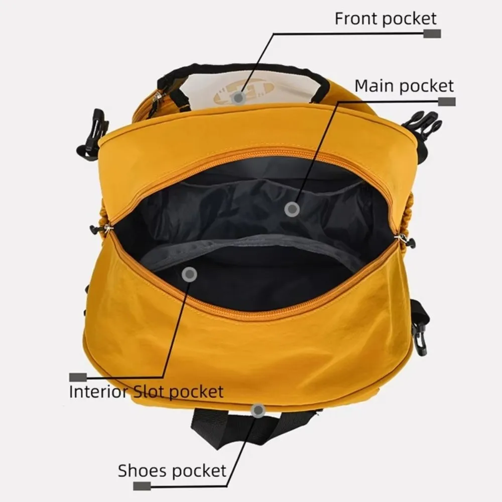 Multifunctional Tennis Racket Backpack Large Capacity with Shoes Pocket Badminton Rackets Bag Waterproof Lightweight