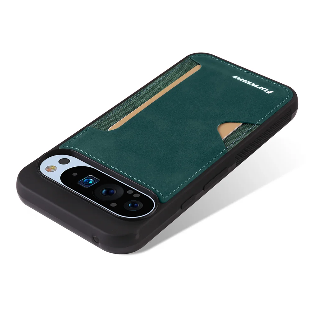 Handyhülle für Google Pixel 11 10 Pro XL Retro-Lederhülle mit Kartenhalter und Brieftaschenfunktion für Google Pixel 10 Pro 9A 9 Pro XL – Detail 5