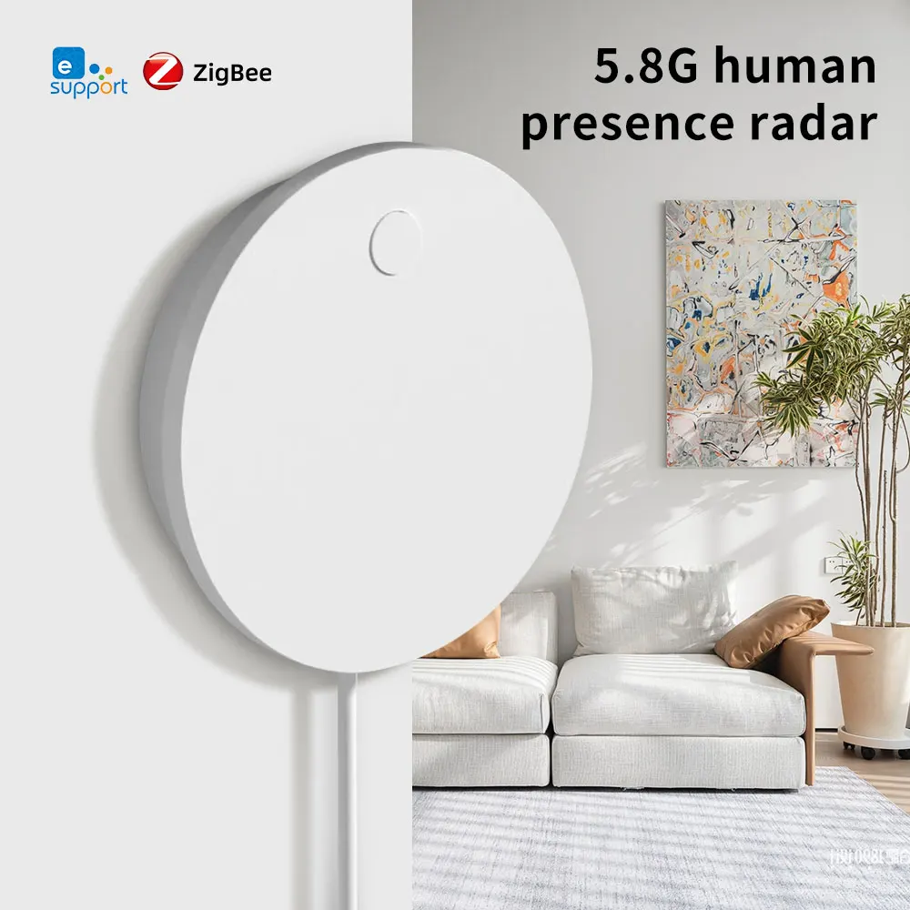 5.8GHZ eWelink Zigbee Human Presence Detector Person Millimeter Wave Radar Control Detection Motion Sensor