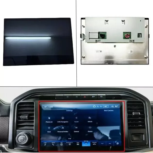 

12 Inch Display Screen Radio Navigation for Ford F150 F-150 F250 2020-2021 SYNC4 LS120M5LX09 LS120M5LX02 LS120M5LX01