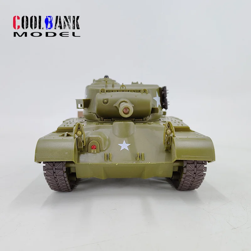 Henglong 1/30 Sherman m4a3 vs Pershing m26 czołgi bojowe na podczerwień walczą z 2.4Ghz walczącymi zbiornik RC pancernymi zabawki modele m4a3 m26