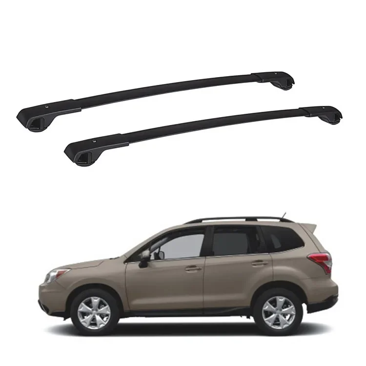 

Aluminum bar+plastic foot Car Roof Cross Bars roof rack used for SUBARU FORESTER 2014-2019