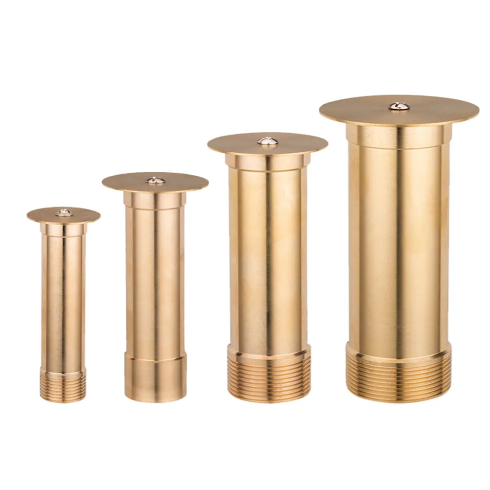 Solid Brass Mushroom Fountain Nozzle Bell Water Spray Sprinkler For Garden Pond Landscape Decor