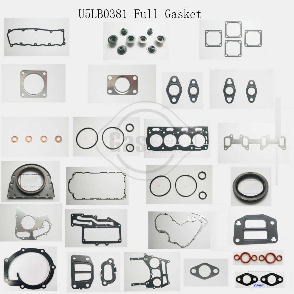 U5LB0381 U5LB0011 U5LC0018 Full Gasket Set Production factory For Perkins 1003 Diesel Engine Gasket