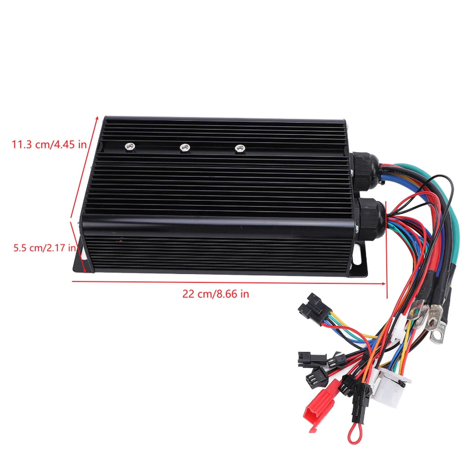 Controlador de Bicicleta Eléctrica 72V 80A 5000W, Controlador de Motor de Velocidad para Scooter Eléctrico de Aleación de Aluminio