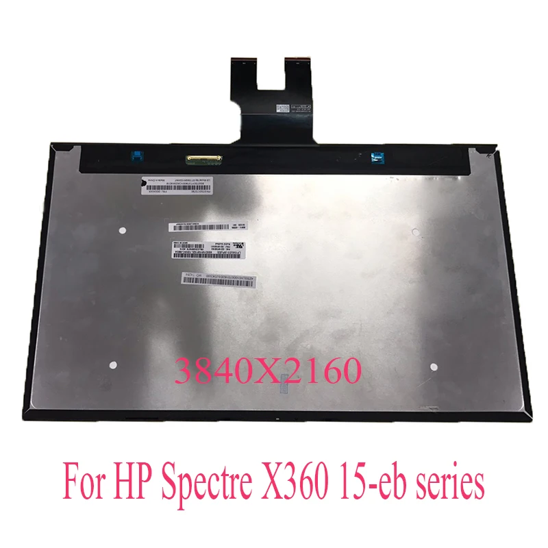 Imagem -03 - Lcds para hp Spectre X360 15-eb 15-eb0043dx Lcd Display Touch Screen Digitador Assembléia Painel 3840x2160 Combo Substituição 15.6