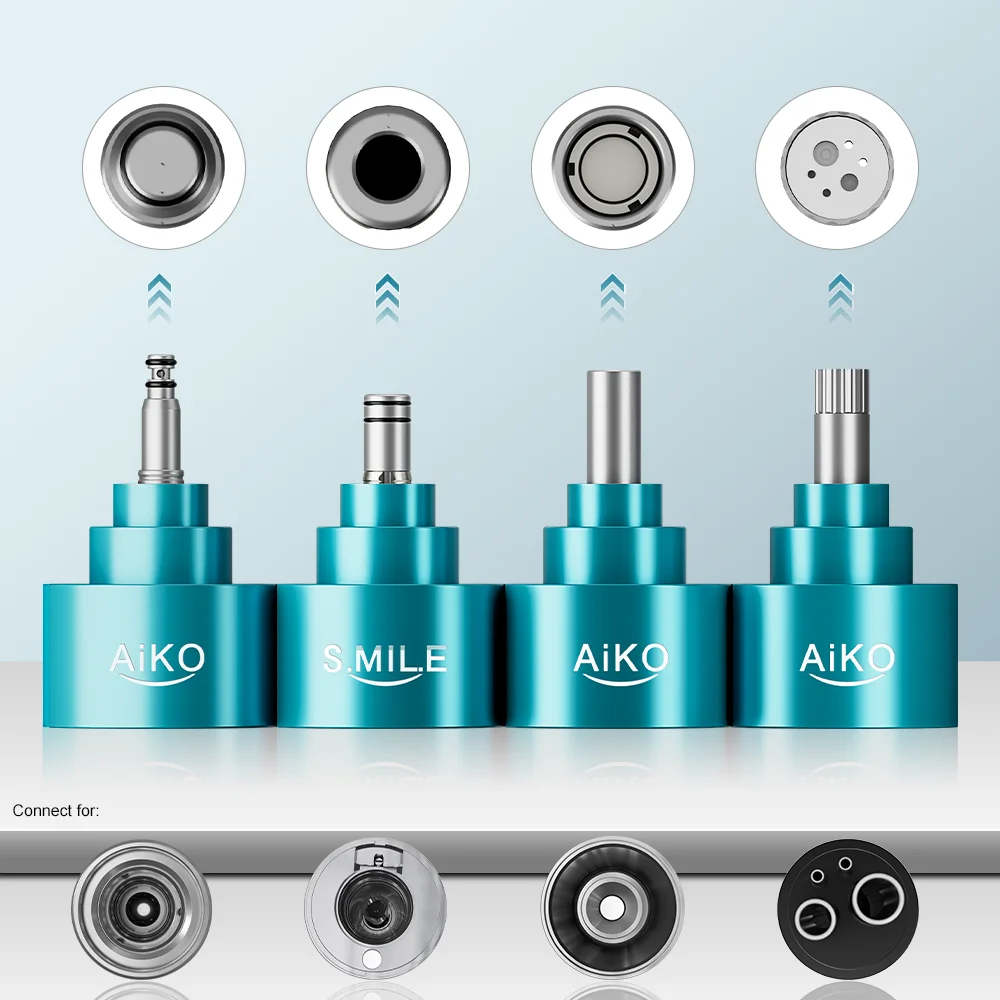 AI-SL Dental Handpiece Maintenance and Cleaning Oil Lubricator 4 Types Nozzle Use for Smile Contra Angle&AiKO Air Turbine Handle