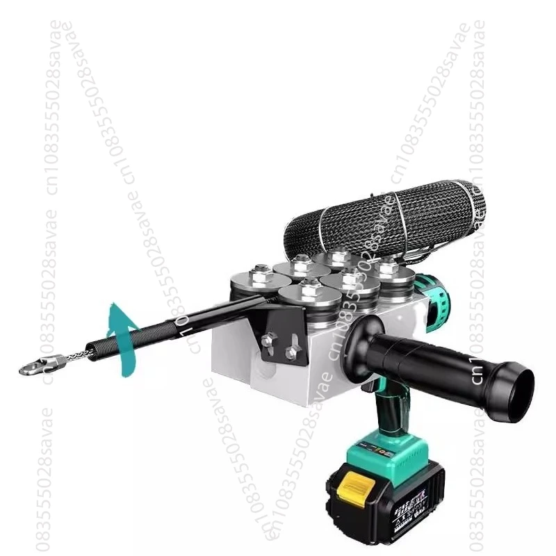 

Electric Stringing Machine Leader Fully automatic threading Special for plumbers Long battery life Strong tensile force